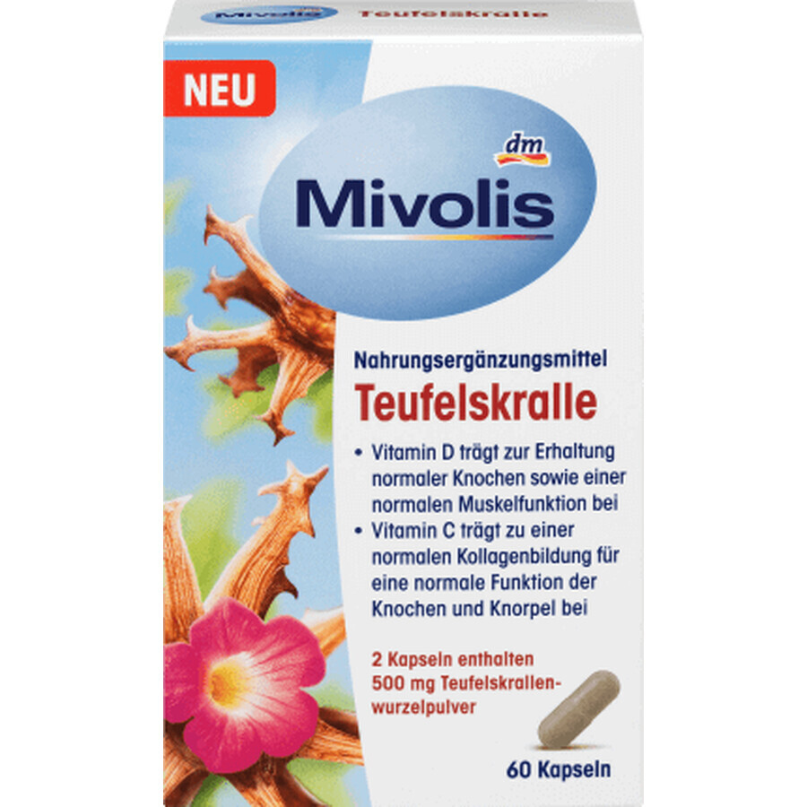 Mivolis Gheara diavolului capsule, 35 g, 60 buc