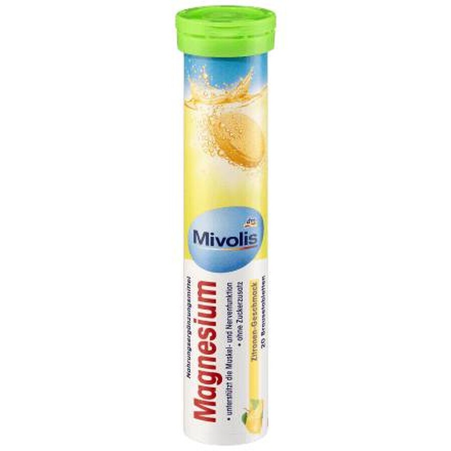 Mivolis Magnesio comprimido efervescente, 82 g, 20 compr eferv