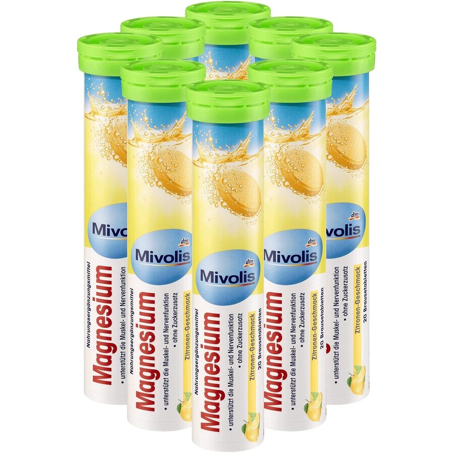 Mivolis Magnesio comprimido efervescente, 82 g, 20 compr eferv