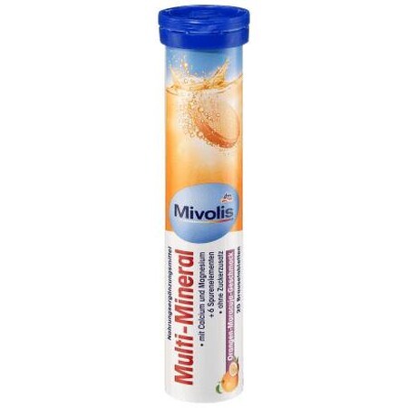 Mivolis Multimineral comprimidos efervescentes, 20 g, 20 comprimidos