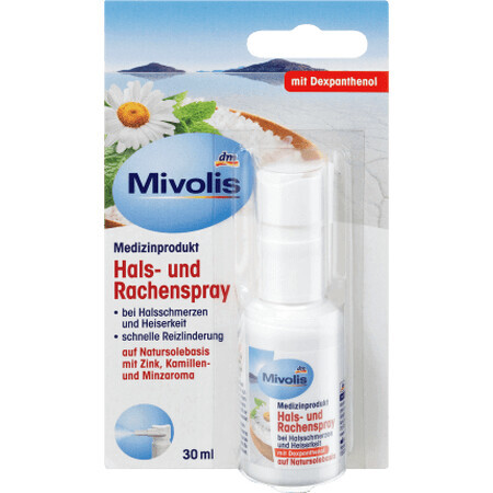 Mivolis keel &amp; keelholte spray, 30 ml