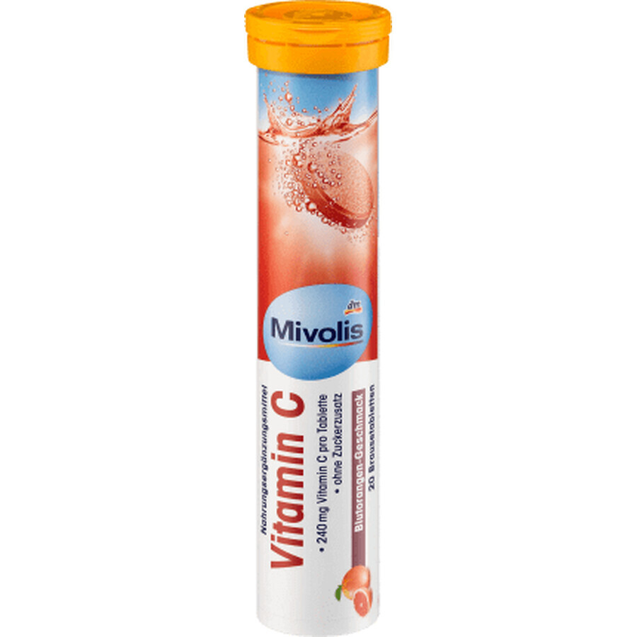 Mivolis Vitamina C comprimidos efervescentes, 82 g