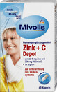 Mivolis Zinc + C Depot c&#225;psulas, 38 g