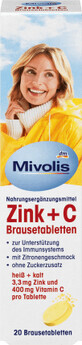 Mivolis Zink + C comprimido efervescente, 82 g