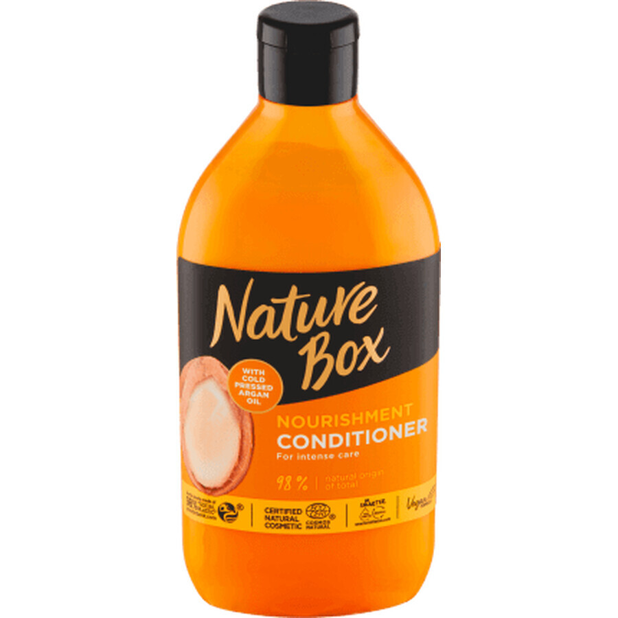 Nature Box Acondicionador capilar con aceite de argán, 385 ml