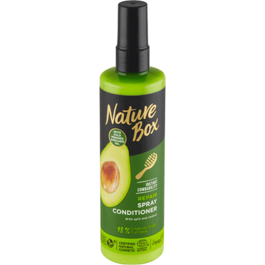 Nature Box Spray Acondicionador Capilar con Aguacate, 200 ml