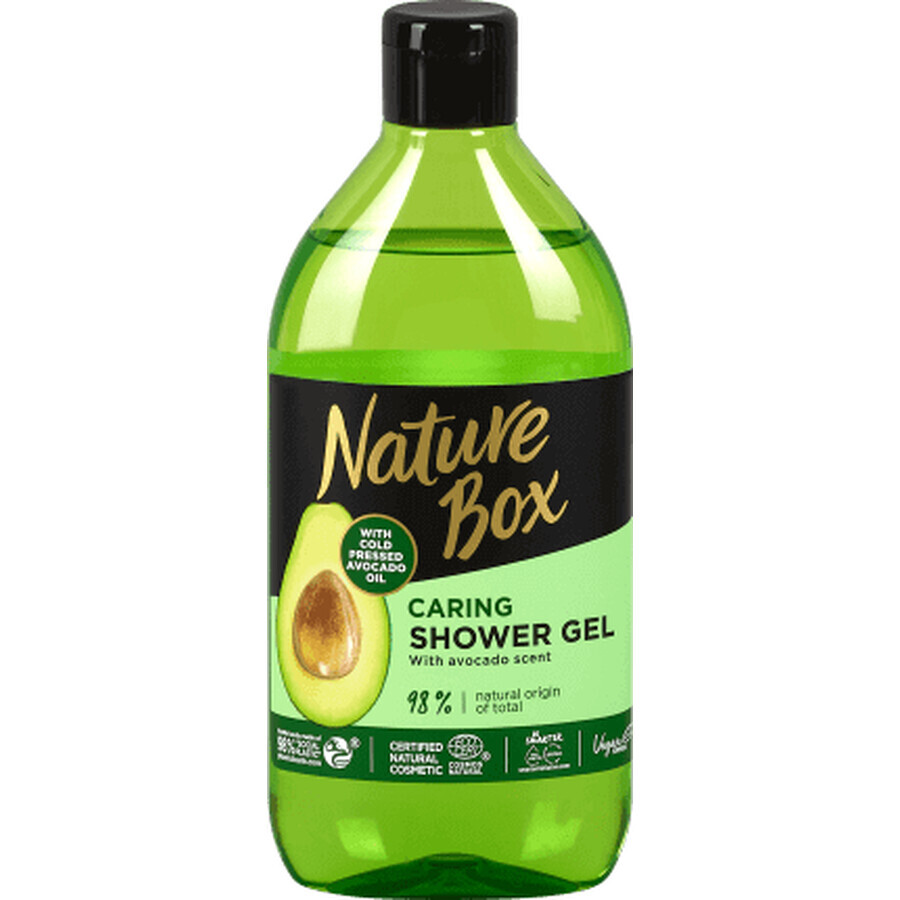 Nature Box  Gel de duș cu avocado, 385 ml