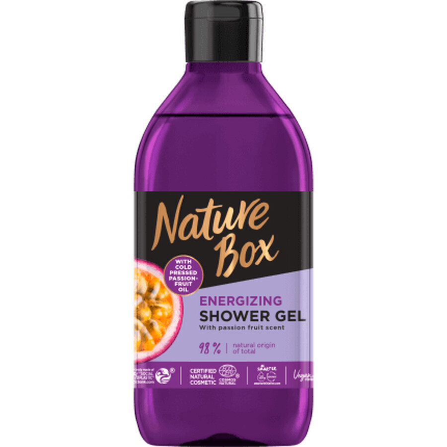 Nature Box Gel de Ducha Fruta de la Pasión, 385 ml