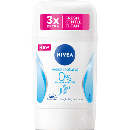 Nivea Desodorante en barra fresco natural, 50 ml