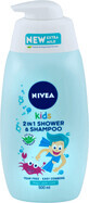 Nivea Kids 2en1 Champ&#250; para ni&#241;os con manzana, 500 ml