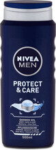 Gel de ducha Nivea MEN Care, 500 ml