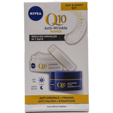 Nivea Q10 Power crème de jour + Q10 Power crème de nuit, 1 paquet