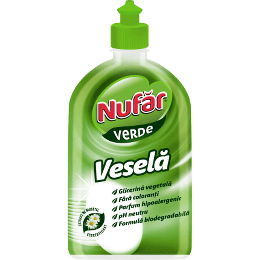 Detergente lavavajillas Nufar Green, 500 ml