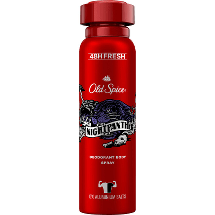 Old Spice Déodorant spray panthère de nuit, 150 ml