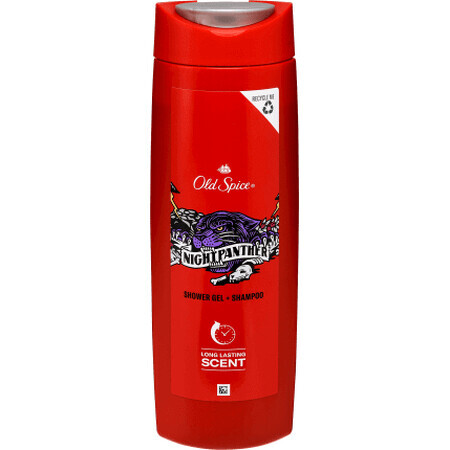 Gel de ducha Old Spice Night Panther, 400 ml