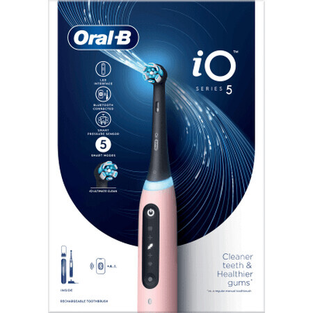 Spazzolino elettrico Oral-B iO5 Blush Pink, 1 pz