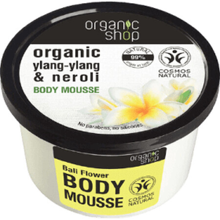 Organic Shop Bali Flower body mousse, 250 ml