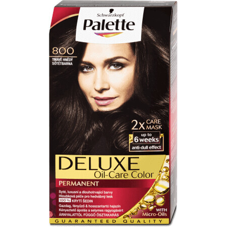 Paleta Deluxe Pintura Permanente 800/3-0 Marrón Oscuro, 1 unidad