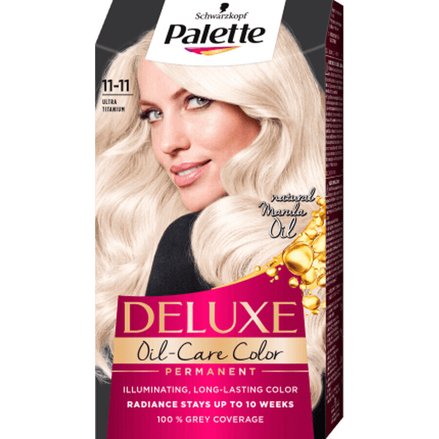 Palette Deluxe Vopsea permanentă 11-11 Blond Ultra Titan, 1 buc