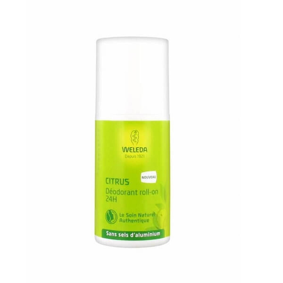 Weleda Deo Roll On Limone 24H Protezione e Freschezza, 50ml