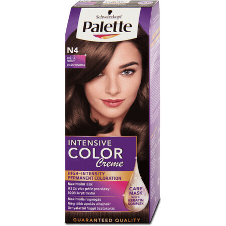 Palette Intensive Color Creme Permanent Paint N4 (5-0) Light Brown, 1 pc