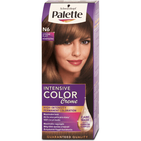 Palette Intensive Color Creme Color Permanente N6 (7-0) Rubio Medio, 1 ud.