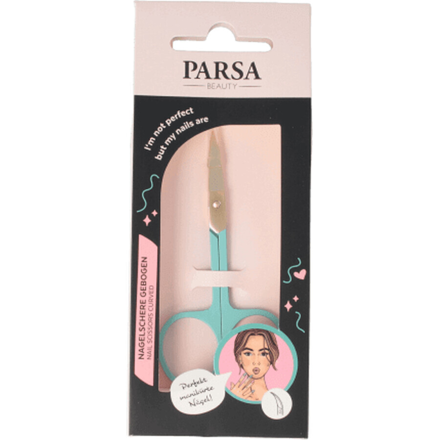 Parsa Beauty Blauwe nagelknipper, 1 stuk