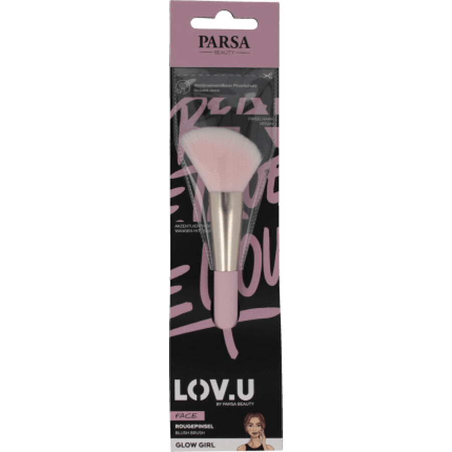 Brocha para colorete Parsa Beauty LOV.U, 1 ud.