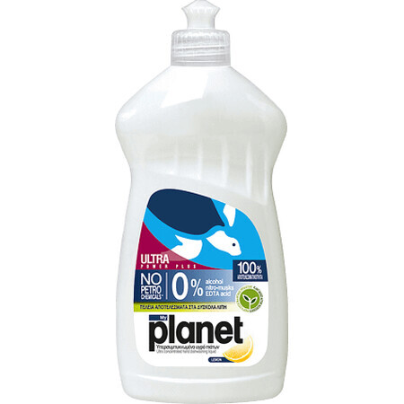 Detergente Lavavajillas Planet Ultra Limón, 425 ml