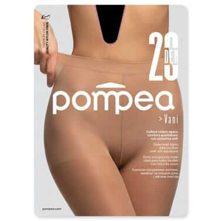 Pompea Dames Dres Vani DEN 1/2-S nude Ambrato, 1 stuk