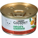 Purina Gourmet Comida húmeda para gatos con ternera y guisantes, 85 g