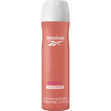 Reebok Deodorante spray muovi il tuo spirito, 150 ml