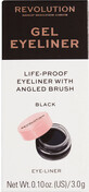 Delineador de ojos en bote Revolution Gel Eyeliner con pincel, 3 g