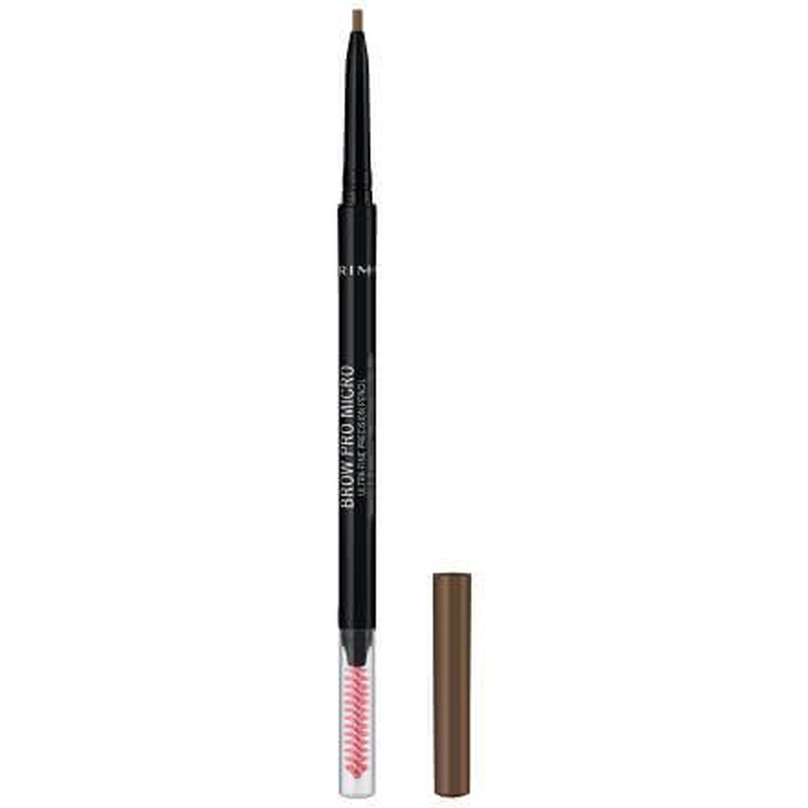 Rimmel London Brow Pro Micro Lápiz de cejas 003 Marrón oscuro, 1 ud.