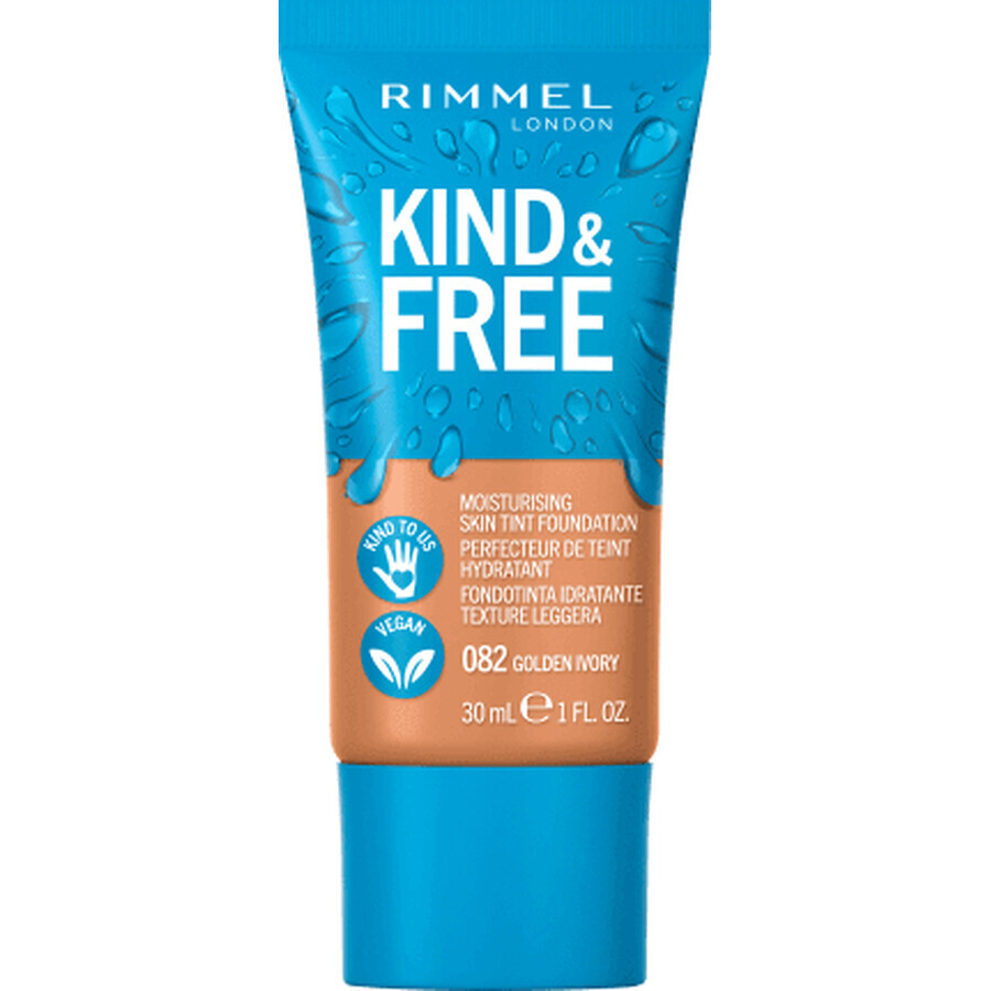 Rimmel London Kind&Free Foundation 082 Golden Ivory, 30 ml