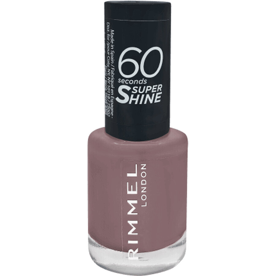 Rimmel London Esmalte de uñas 60 Seconds Super Shine 101 Taupe Throwback, 8 ml