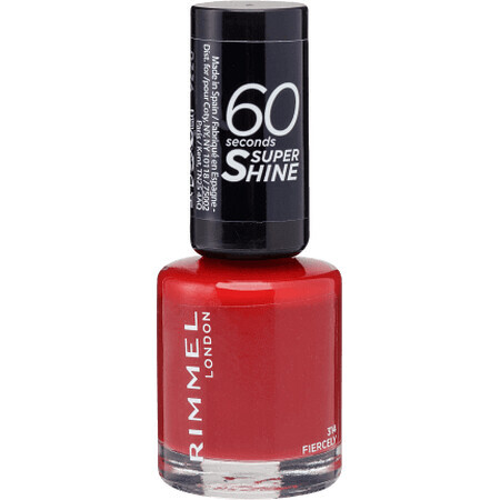 Rimmel London Nail Polish 60 Seconds Super Shine 314 Fiercely, 8 ml