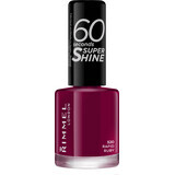 Rimmel London Nail Polish 60 Seconds Super Shine 320 Rapid Ruby, 8 ml