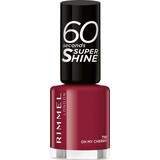 Rimmel London Nail Polish 60 Seconds Super Shine 710 Oh my cherry, 8 ml