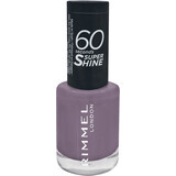 Rimmel London Esmalte de uñas 60 Seconds Super Shine 810 Grungy Grey, 8 ml