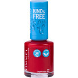 Rimmel London Kind&amp;Free 156 Esmalte de uñas Poppy pop rojo, 8 ml