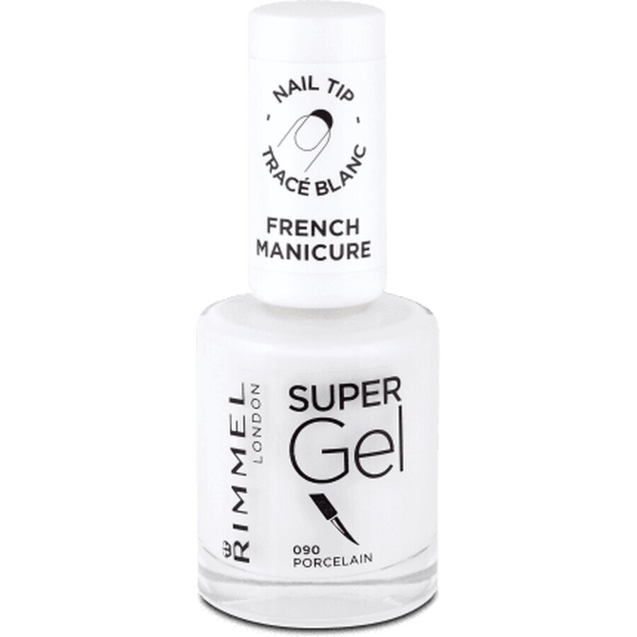 Rimmel London Super Gel French Manicure Nagellak 090 Porcelain, 12 ml