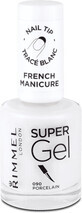 Rimmel London Esmalte de u&#241;as Super Gel French Manicure 090 Porcelain, 12 ml