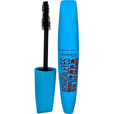 Rimmel London ScandalEyes Máscara de pestañas Volume on Demand Waterproof 001 Negro, 12 ml