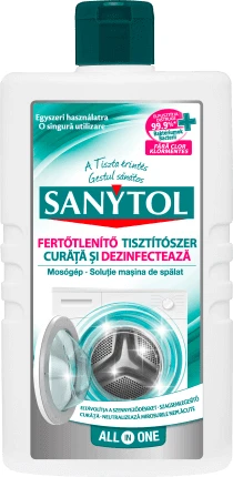 SANYTOL Solución limpiadora para lavadoras, 250 ml