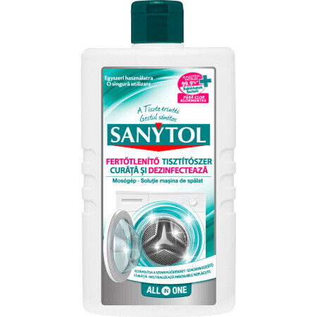 SANYTOL Solución limpiadora para lavadoras, 250 ml