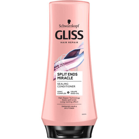 Schwarzkopf GLISS Acondicionador puntas abiertas, 200 ml