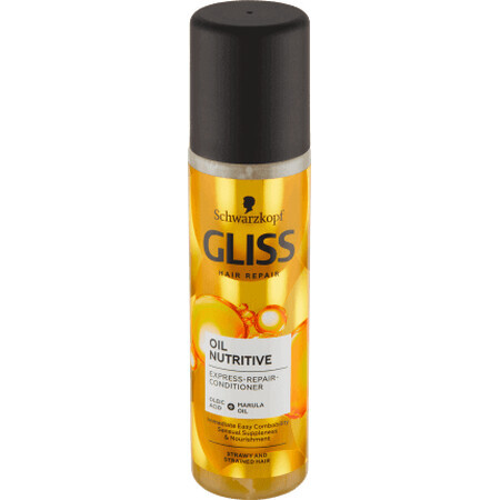 Schwarzkopf GLISS Balsamo spray per capelli all'olio nutriente, 200 ml