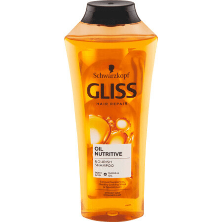 Schwarzkopf GLISS Champú Aceite Nutritivo, 400 ml