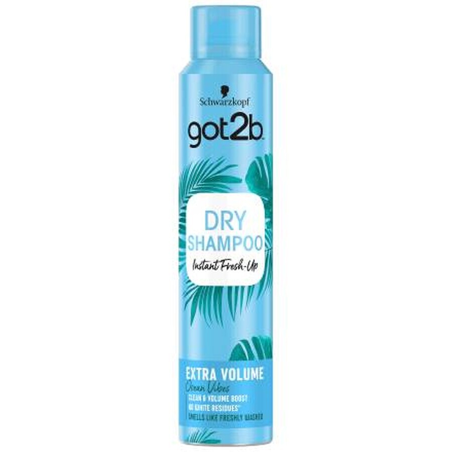 Schwarzkopf got2b Shampooing sec pour le volume, 200 ml